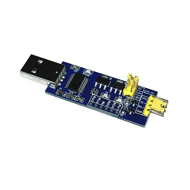 

1 шт. плата последовательного порта USB к TTL 5 В 3,3 В 1,8 В, уровень загрузки линии записи, высококачественный модуль последовательного порта