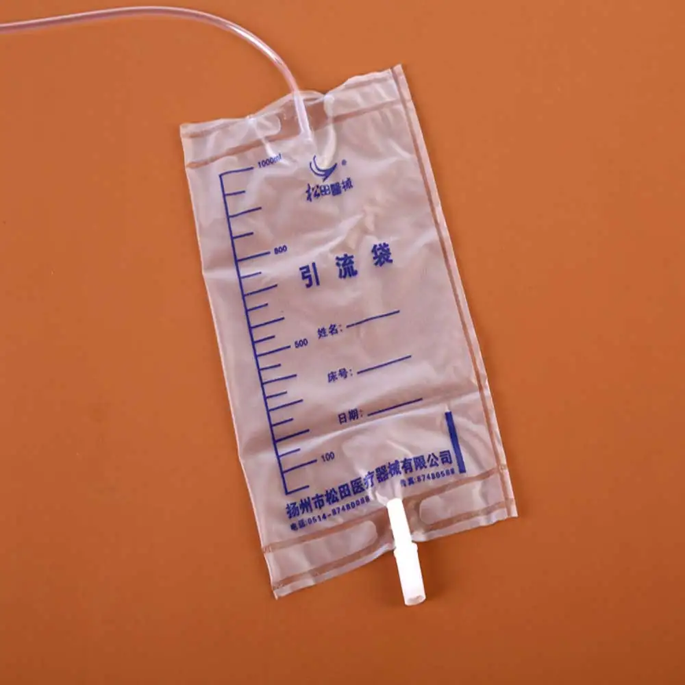 Urine Collector Bag for Male, Urinary Catheter, Health Drainage Bag, Anti-Reflux Silicone Urine Collector, Pee Holder, 1000ml