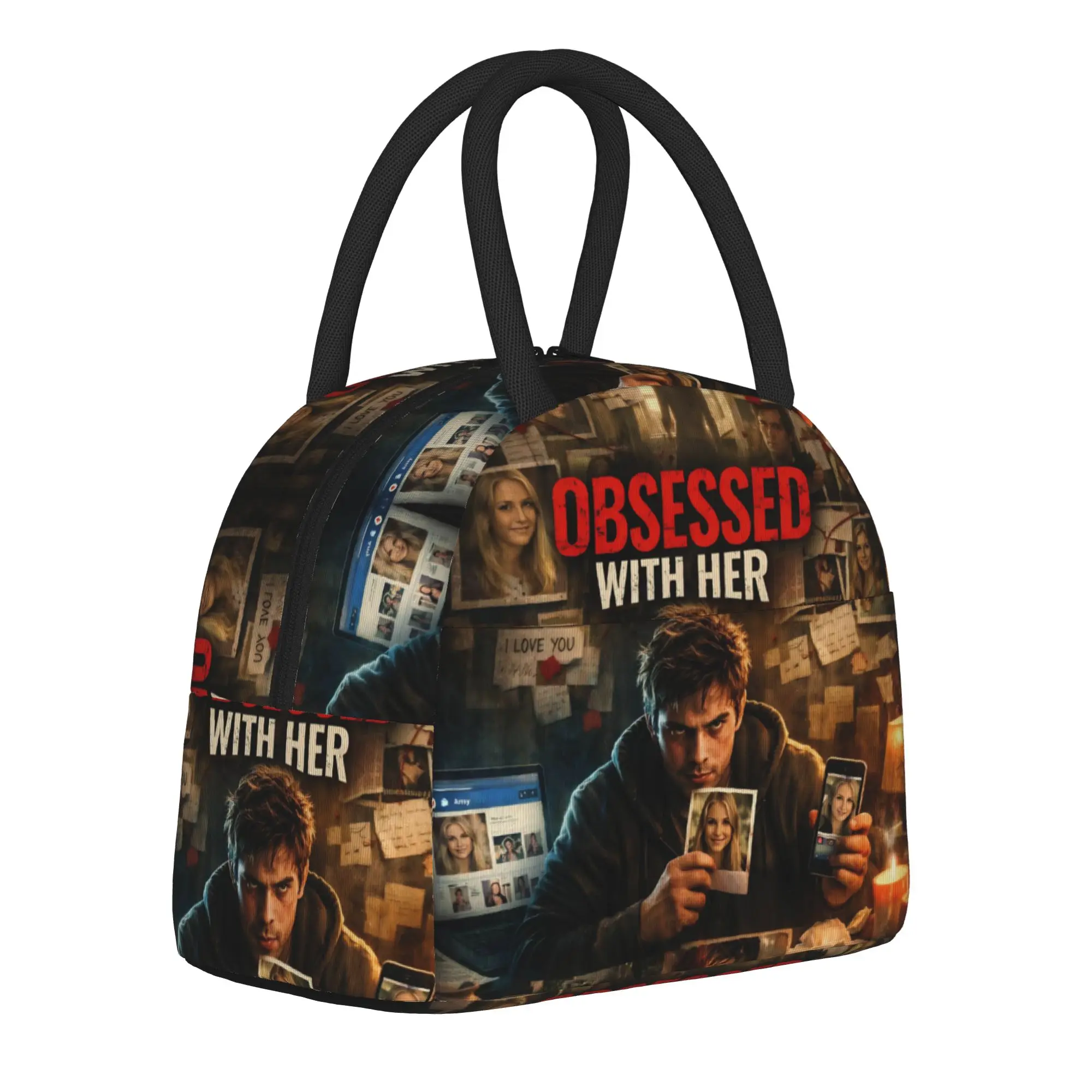 Obsession 2026 Horror Movie  Merch Insulated Lunch Bag For School  Food Storage Bag Leakproof Cooler Thermal Lunch Boxes