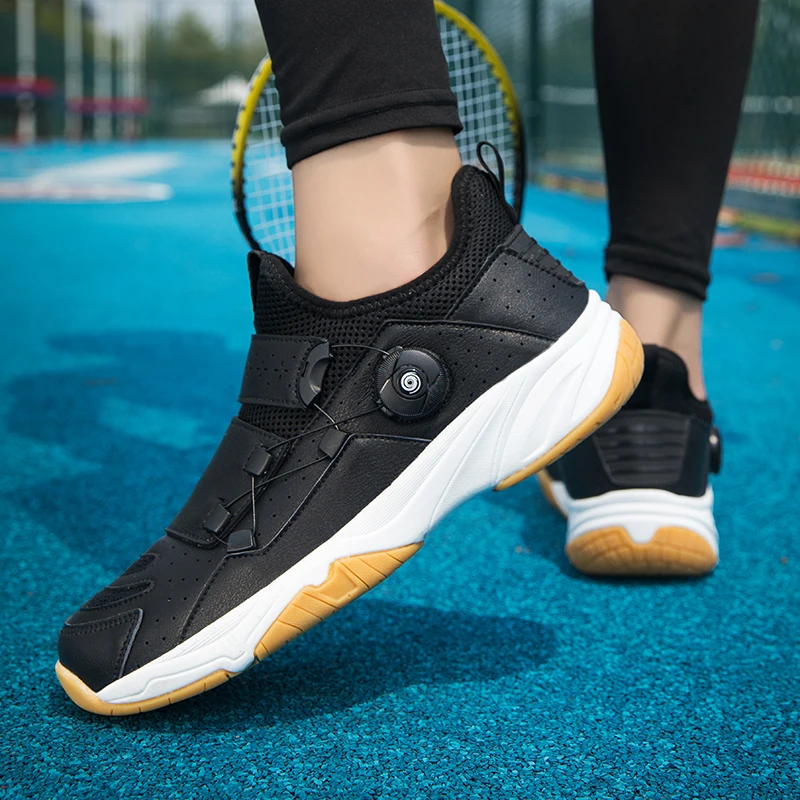 2023 New Universal Professional Badminton Shoes Light Tennis Shoes Large 36-46 Comfortable Anti-slip Volleyball Sneakers Men