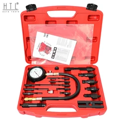 Automotive Tools TU-15B Engine Compression Tester Kit Engine Testing Tool For Auto Engine Repair