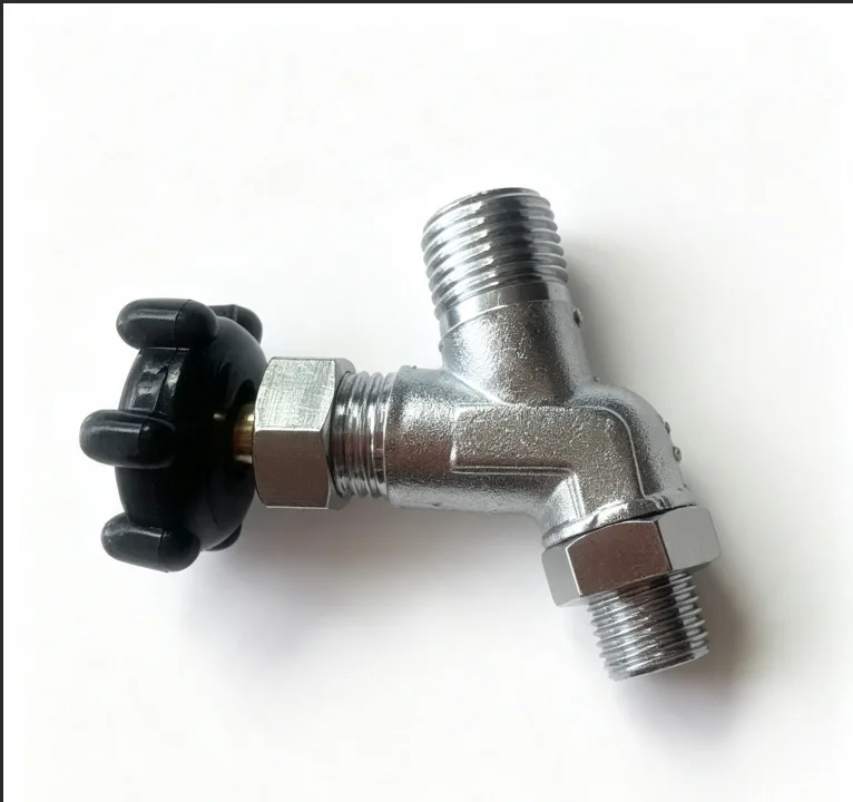 Replacement 3‑Way Exhaust Drain Return Water Valve  Fine Thread Steam Control Switch for Boiler Type Industrial Steam Iron