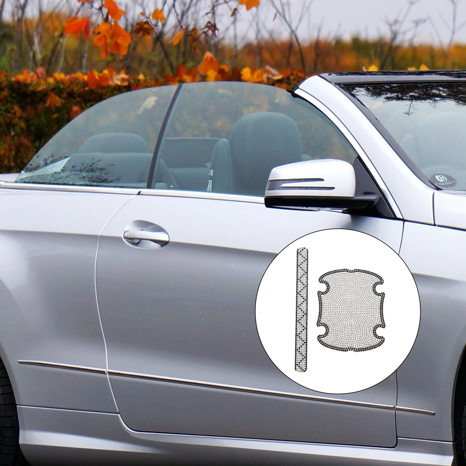

Door Handle Protective Film Car Cover Bowl Rhinestone Supplies Protector Cup Sticker Rhinestones