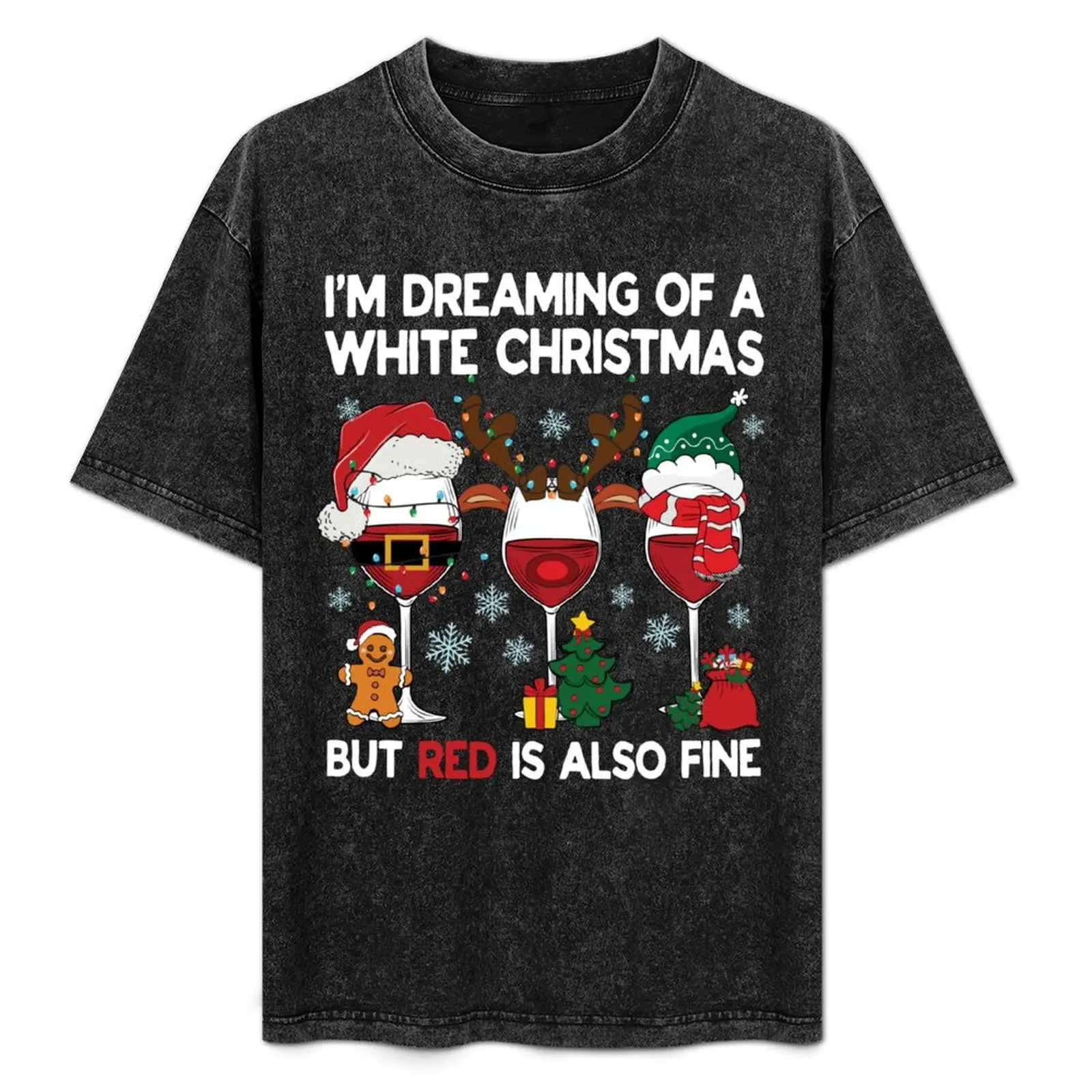 

Christmas Drink T-Shirt anime shirt quick drying baggy shirts oversized heavyweight t shirts for men