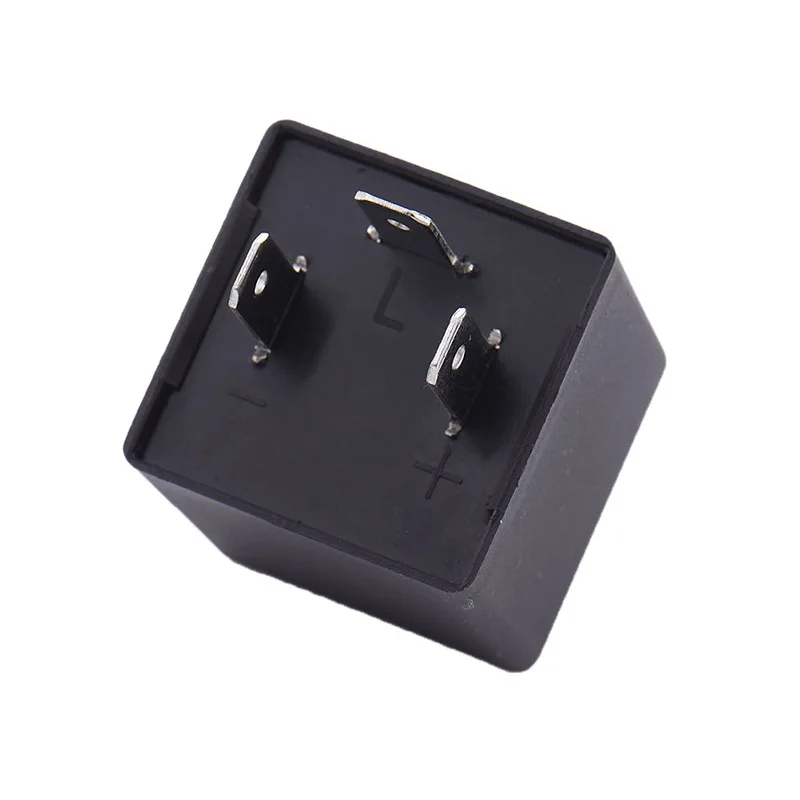 1 pçs 12v 3 pinos cf14 JL-02 eletrônico carro flasher relé para ajustável led luz transformar sinal de flash hiper piscando luz