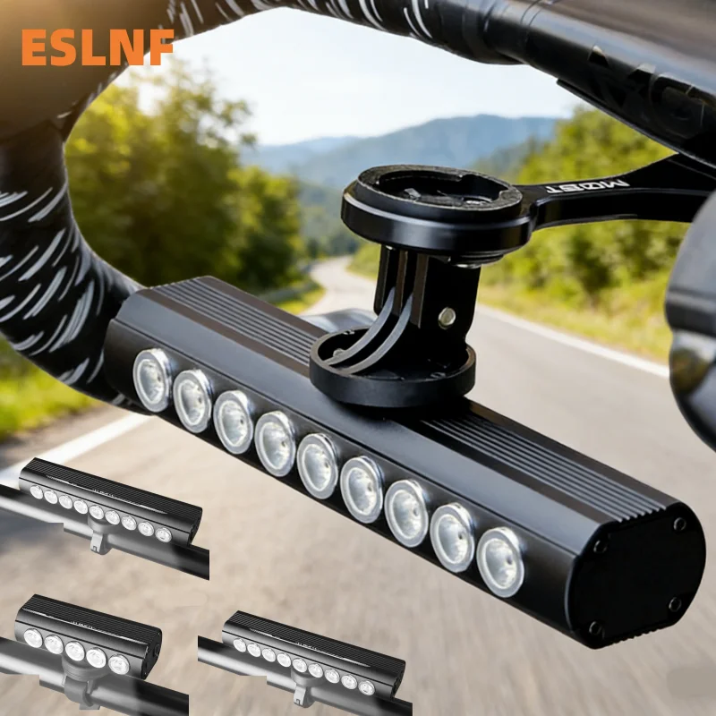 ESLNF light High Aluminum Brightness Waterproof 2500LM Bicycle bike Headlight Alloy Rechargeable cycle light 2026 New
