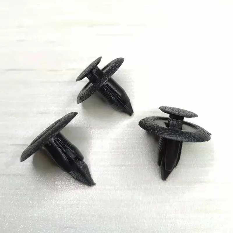 50 szt. średnica otworu 6 mm Plastikowe zapięcie samochodowe Klipsy do paneli drzwi typu push Nit ustalający Zderzak Kołek Do Mazda 3 5 6 CX-7 CX-9 MX-3 MX-5