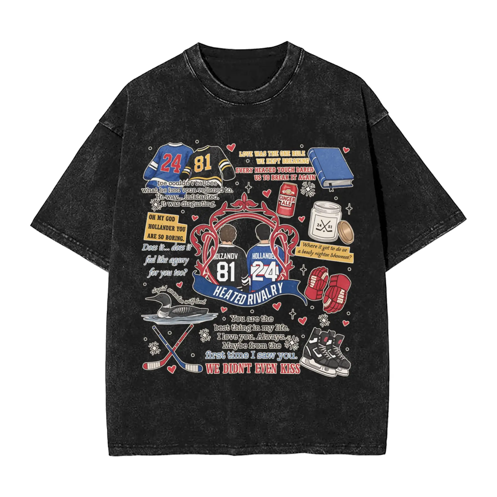 

Shane Hollander Heated Rivalry T-Shirts for Men Vintage 100% Cotton Tees O Neck Short Sleeve T Shirt New Arrival Clothing