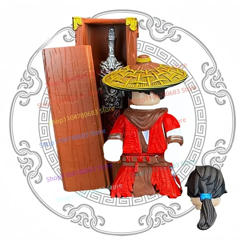 

Строительные блоки MOC, игровой персонаж аниме, красное полотенце Li Xingyun, миниатюрная кукла, доспехи, аксессуары, деталь для хобби, игрушка в подарок