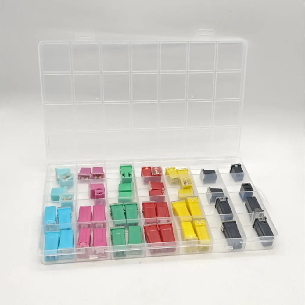 48 Pieces Of Jcase Fuse High/Standard And Low Profile Jcase Box Fuse Combination Kit (20A, 30A, 40A, 50A, 60A, 80A)