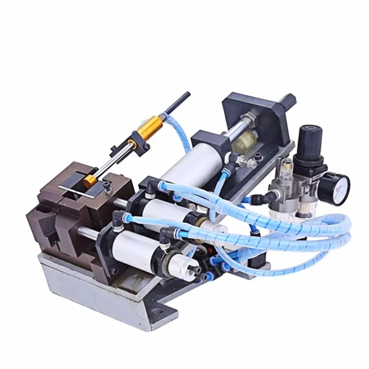 Máquina peladora de cables neumática semiautomática CHKJ-2025NEWXC-305 para 0-8mm con almohadilla para pies