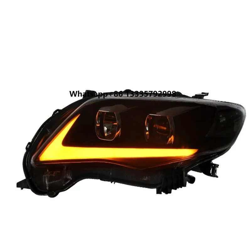 Обновление модифицированных передних фонарей для фар Corolla 2011-2013, головные фары автомобиля для фар Corolla Ae111 Обновление модифицированных передних фонарей для фар Corolla 2011-2013, головные фары автомобиля для фар Corolla Ae111