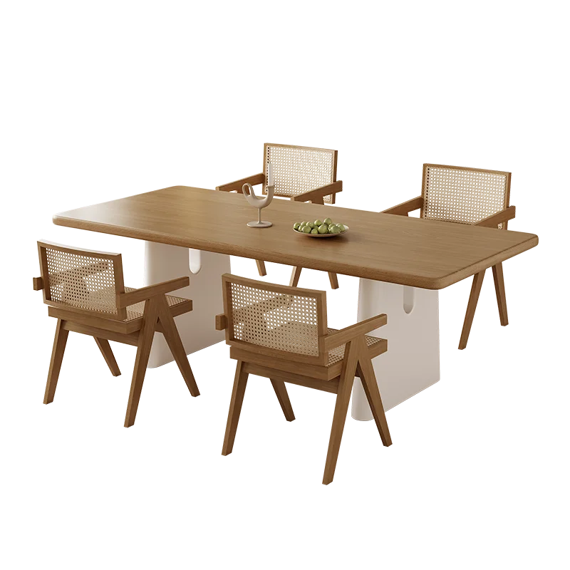 Wooden Non Slip Table Party Organizer Wedding Nordic Kitchen Dining Table Salon Modern Luxury Mesa De Jantar House Accessories