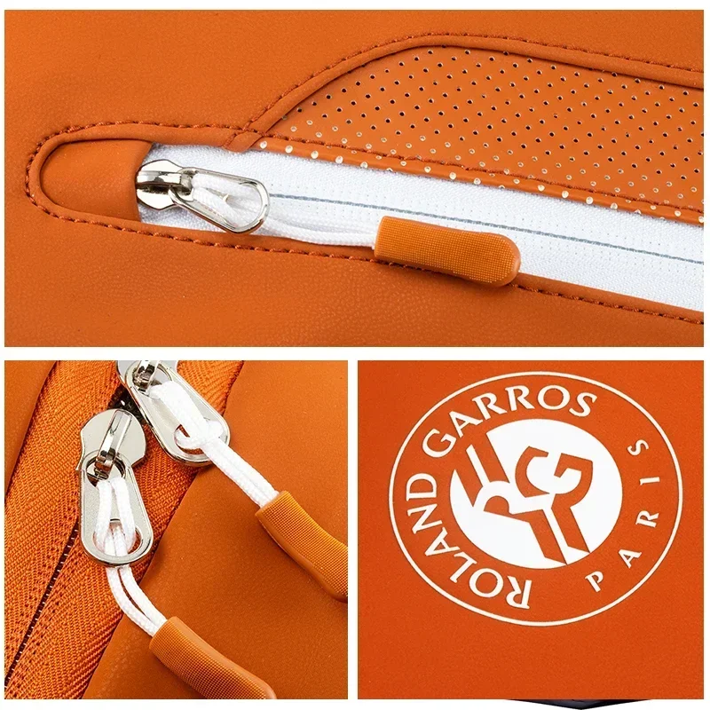 Wilson Roland Garros - Clay Tennis Bag, 2-racket Max Backpack with compartments, commemorative trip to the French Open