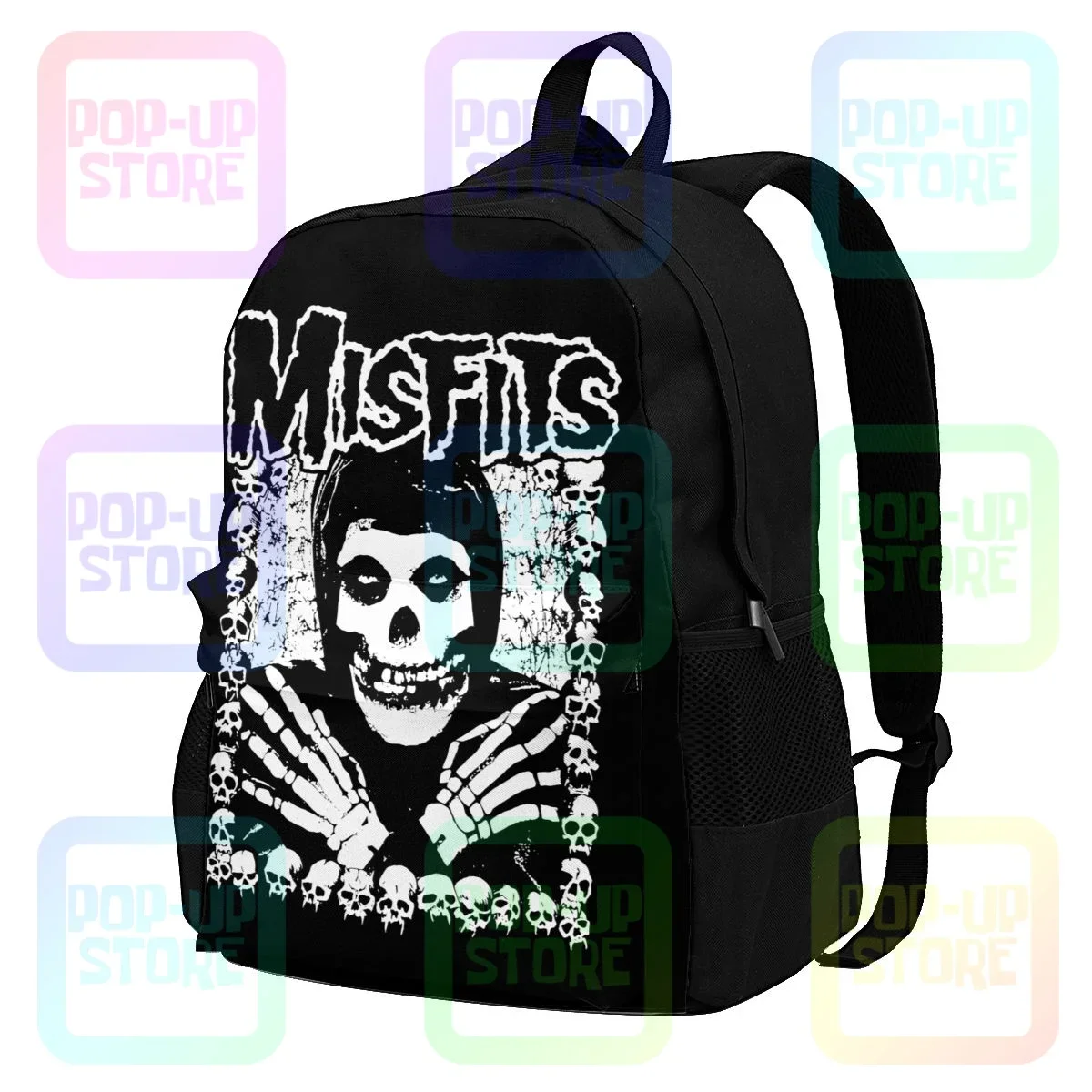 I Want Your Skulls Misfits Large Capacity Backpack Vintage Portable Gym Tote Bag Bags For Travel