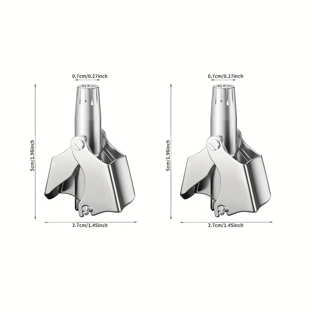 男性と女性のためのステンレス鋼の鼻と髪のトリマー,耳の毛のトリマー,耐水性と防塵性,12個の両刃の刃