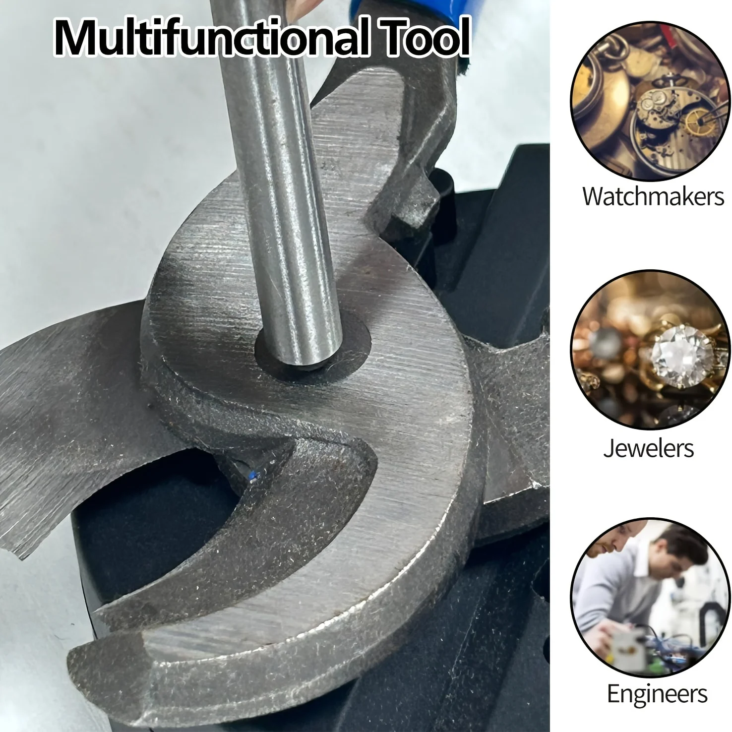 Roll Pin Punch Tool Set Storage Smithing Small Punch strumenti lunghi rimozione riparazione blocco da banco Roll Pin Punch Set Hammer Metric