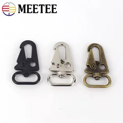 Meetee 2/4/10Pcs 25mm Metal Buckle Bag Strap Webbing Hang Snap Hook DIY Keychain Luggage Clip Clasps Buckles Hardware Accessory