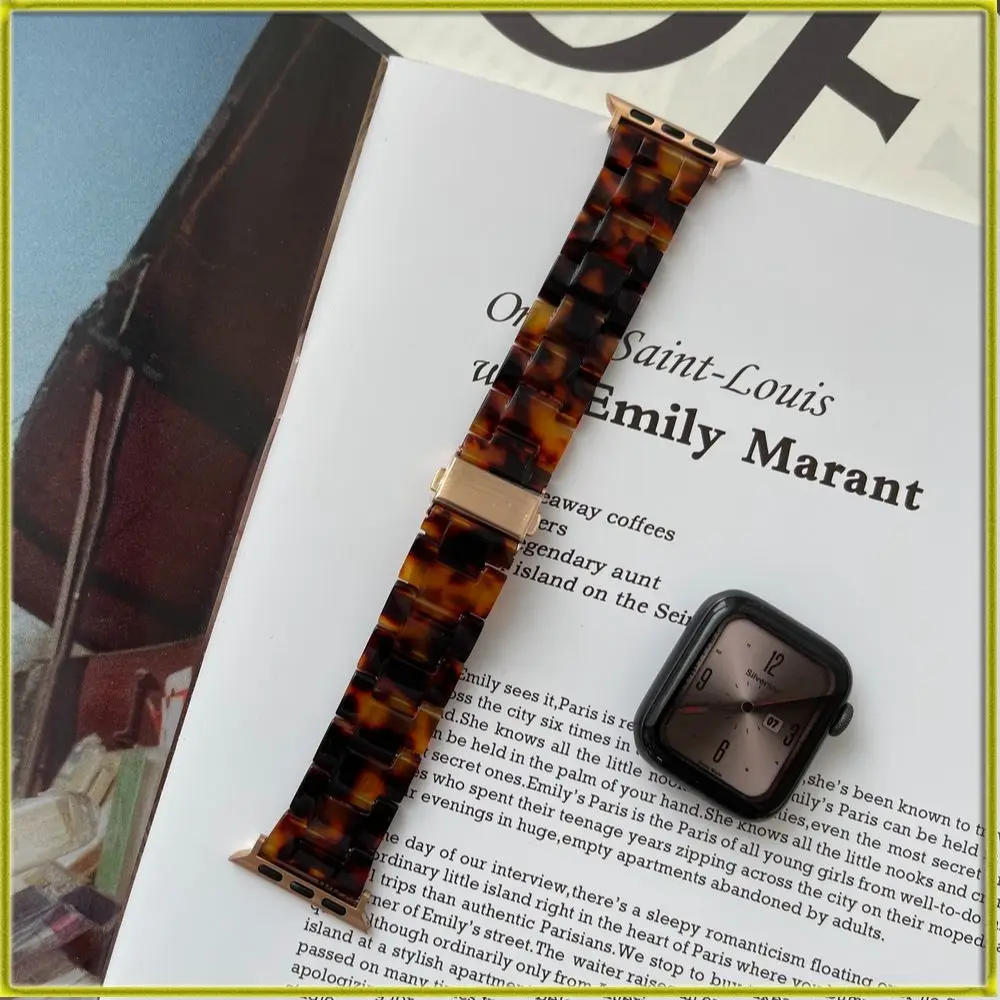 

Совершенно новый ремешок для часов Apple Watch iwatch7123456se, легкий экологически чистый полимерный акриловый ремешок, ремешок для часов