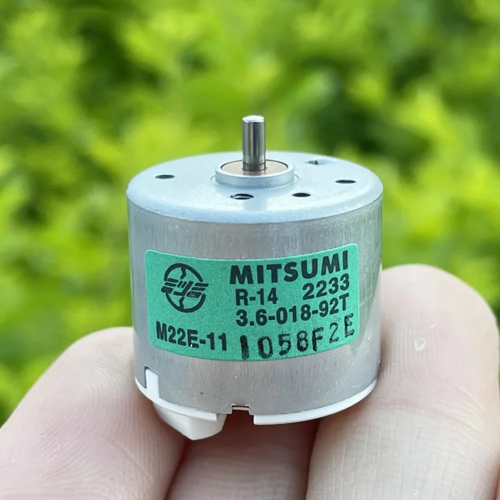 MITSUMI R-14 M22E Electric Motor Six-pole Rotor DC 3V-5V 3.7V 8000RPM Strong Magnet Large Torque for Engraving Tattoo Machine