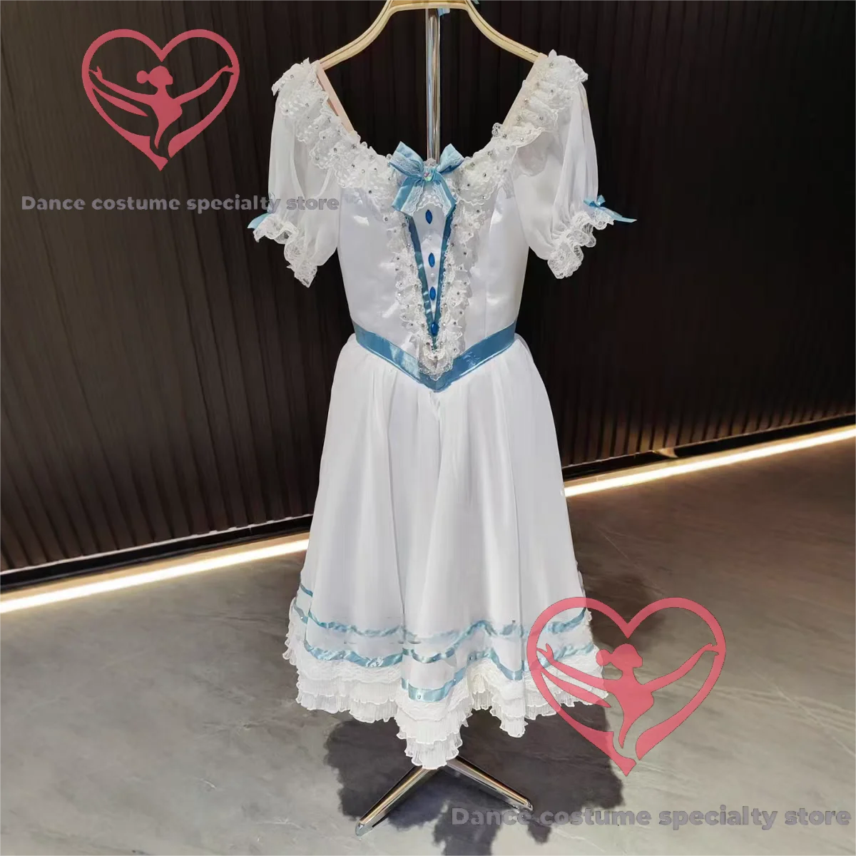 

Балетный выпускной Гала Клара длинное тюлевое платье балетный костюм наряд для соревнований PDE профессиональный индивидуальный костюм для выступлений