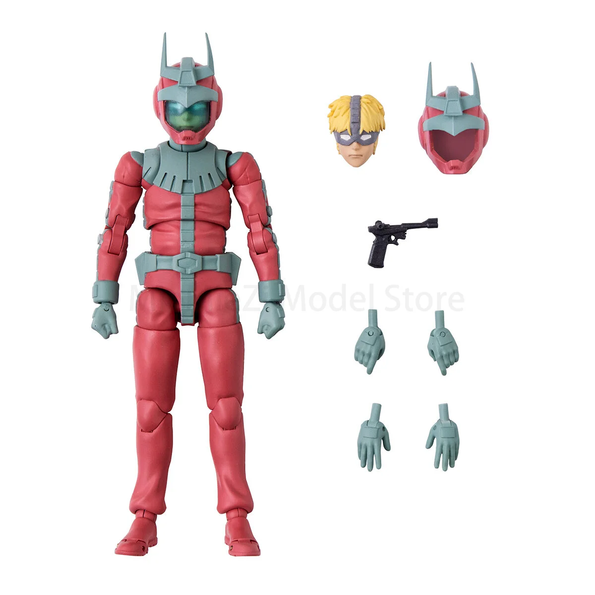 أكشن/دمى MegaHouse الأصلية الأصلية G.M.G. المجموعة 09 10 Kidou Senshi Gundam Amuro Ray Char Aznable Space Suit Ver Action