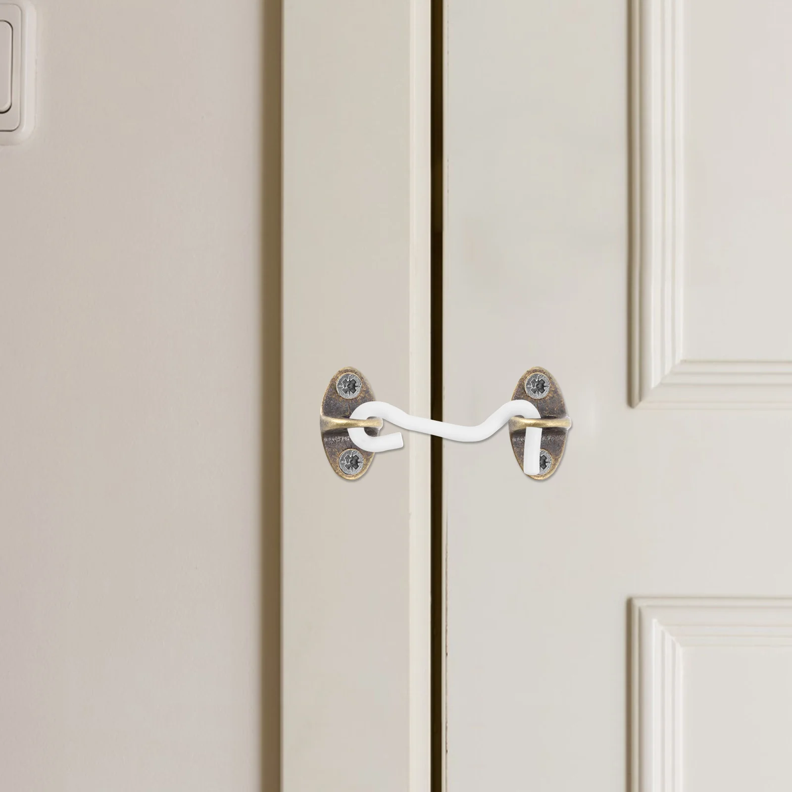 4 قطعة قاعدة هوك يندبروف النحاس الباب هوك قاعدة نافذة خمر دعم الركيزة العملي الملحقات المنزلية للديكور المنزل