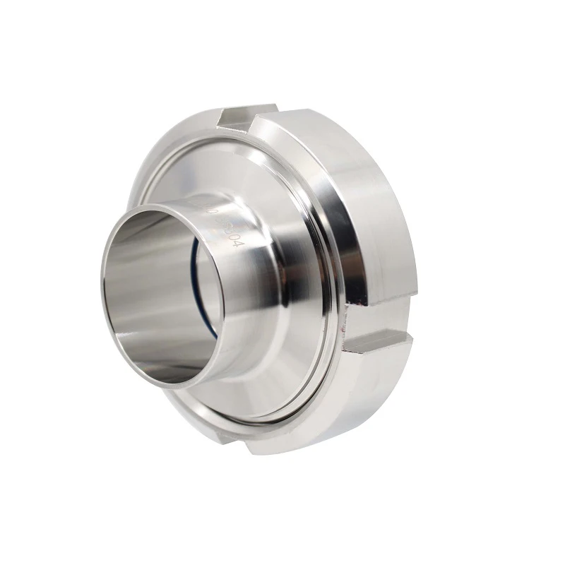 DIN11851 اتحاد اللحام الصحي للطعام 304/316L مجموعة الاتحاد من الفولاذ المقاوم للصدأ DN القياسية