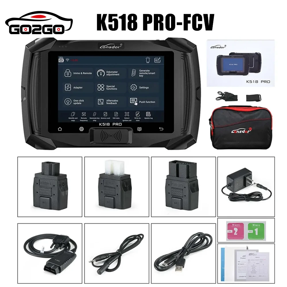 

Lonsdor K518 PRO FCV K518PRO Version (Free Combination Version) All-in-One Key Programmer 5+5 Car Series Free Use Full Functions