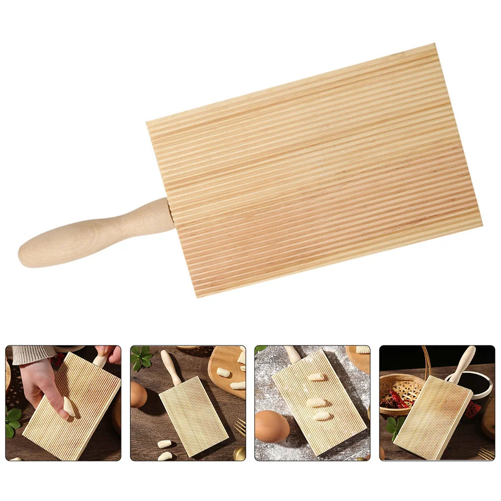 

Handcrafted Wooden Board Non-Slip Design for Making Ideal for Cavatelli and Gnocchi Lovers Kitchen Gadgets