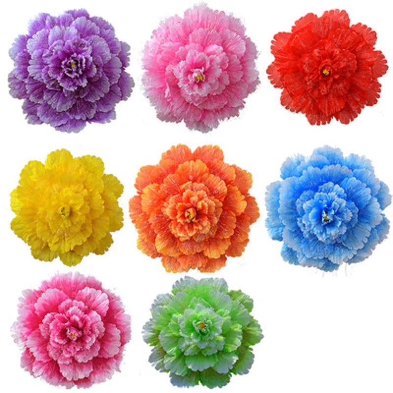 

5pcs 70cm Retro Chinese Peony Flower Umbrella for Children Kids Dance Performance Props Wedding Decoration