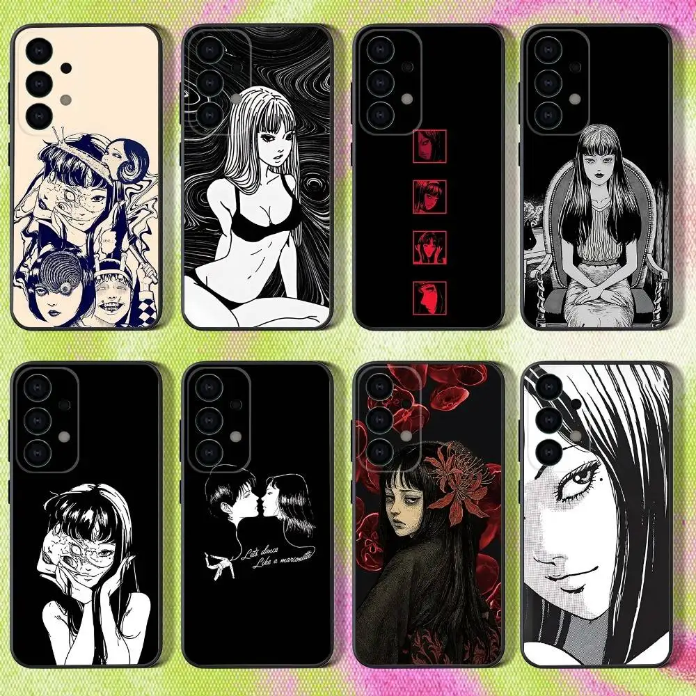 

Phone Case For Samsung S25,S24,S21,S22,S23,S30,Ultra,S20,Plus,Fe,Lite,Note,10,9,Comics J-Junji Ito T-Tomie 5G Black Cover