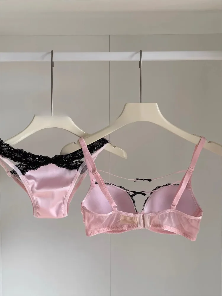 YEMOMO Teen Girl Push Up Bras Sexy Lace Underwire Bra for Small Bust Gathering… - Image 2