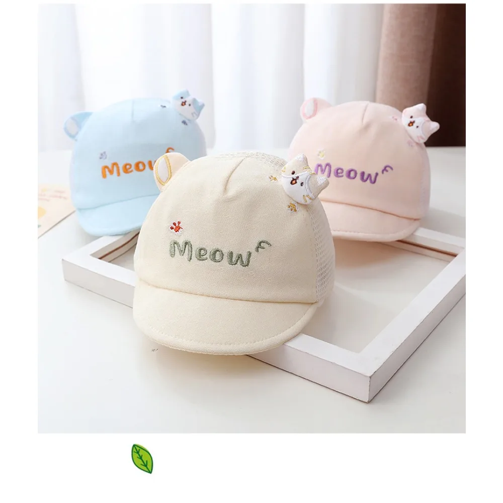 Summer Thin 4-month Baby Hat Summer Male Super Cute 0 Shade 2 Cap 3 Summer 5 Baby 6 Sunscreen Hat Gorras Para Niños