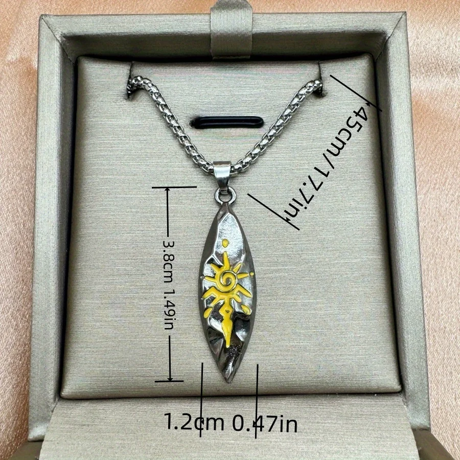 Fashionable imitation meteorite necklace as a jewelry gift for women's holidays birthdays parties and anniversaries