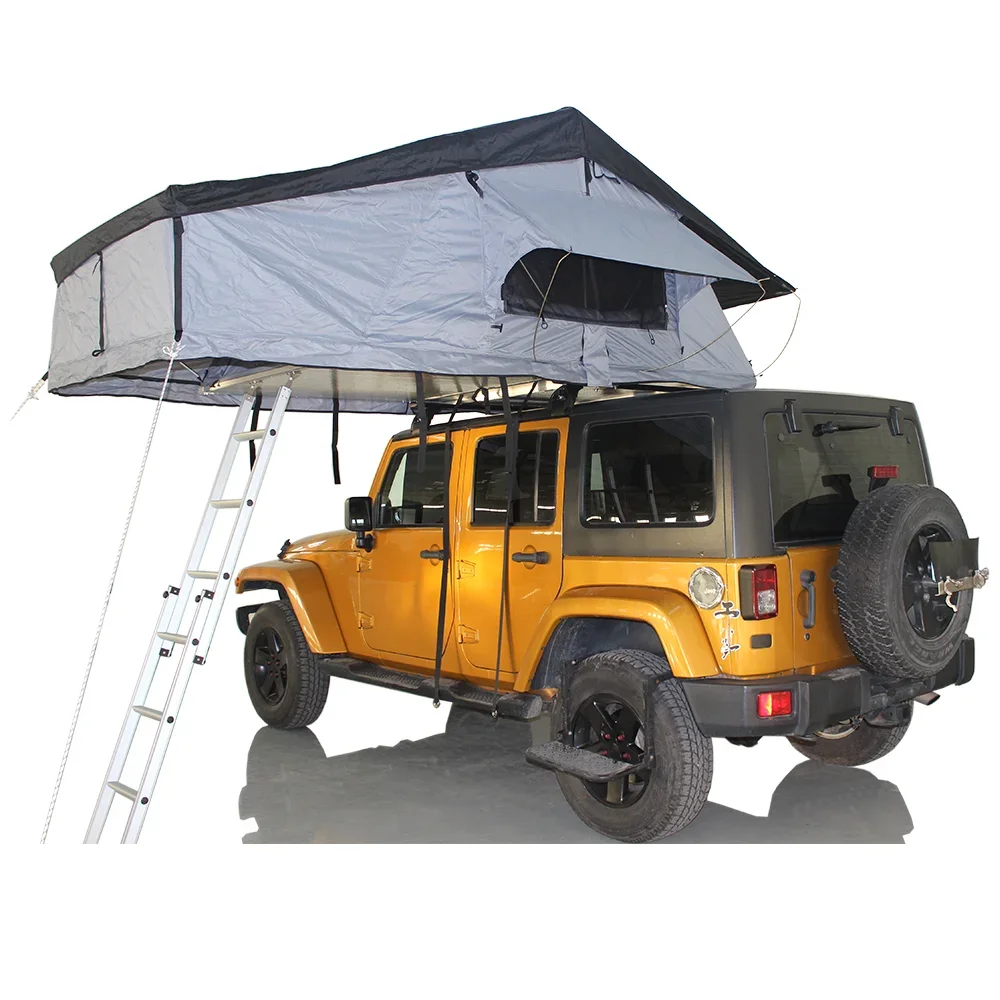 4x4 RV Accessories Polyester Oxford Roof Top Camper Tent With Awning