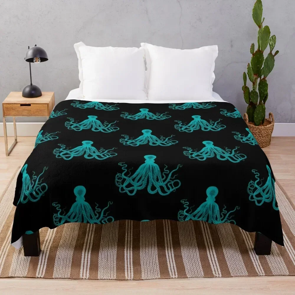 

Giant Octopus Graphic Throw Blanket Beach Comforter blankets and throws for babies Blankets