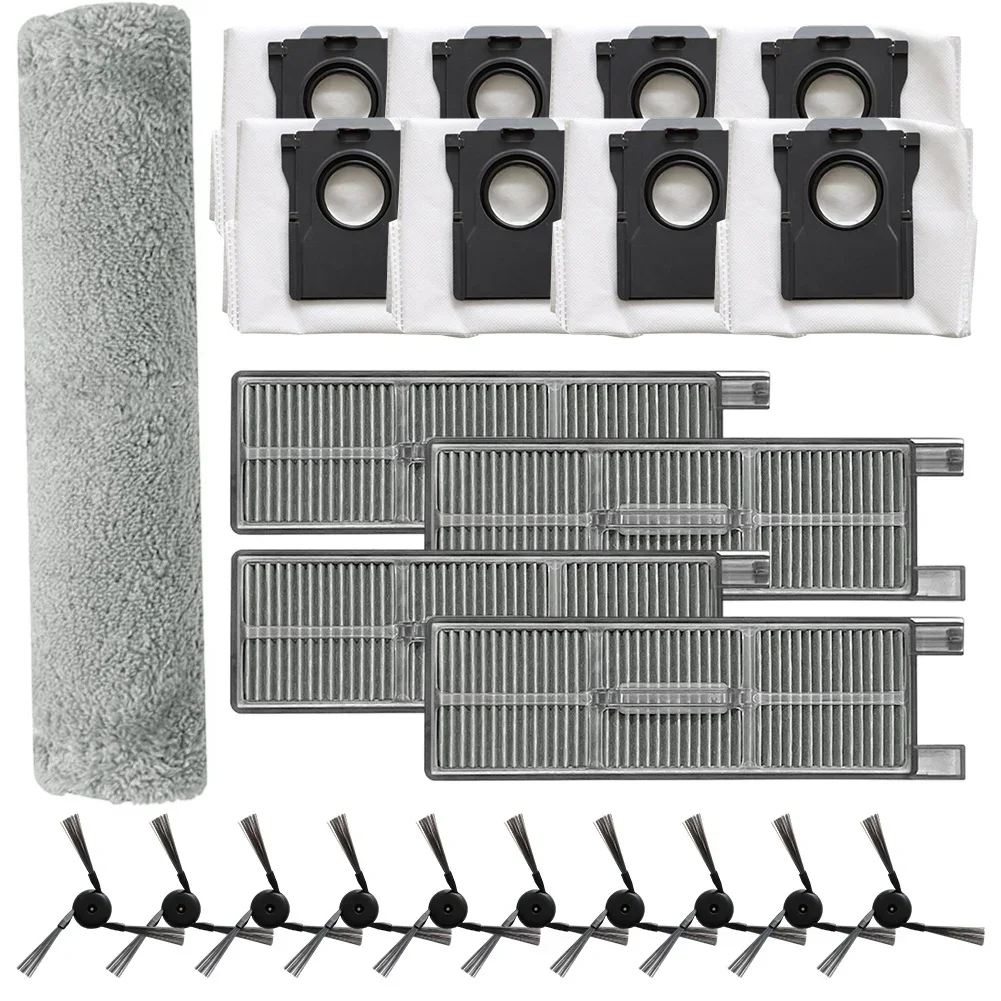 

1 Set Filter Mop Cloth Dust Bag Side Brush Kit For Mova Z5 /Z5Pro/Z50Ultra/Z50 Brush Filter Mop Cloth Bag Vacuum Cleaner Parts