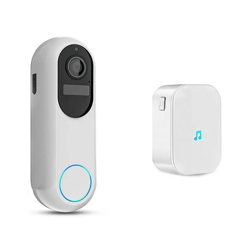 AS60-1080P Smart Video Doorbell Camera Wireless With Two-Way Talk Night Vision Chime A