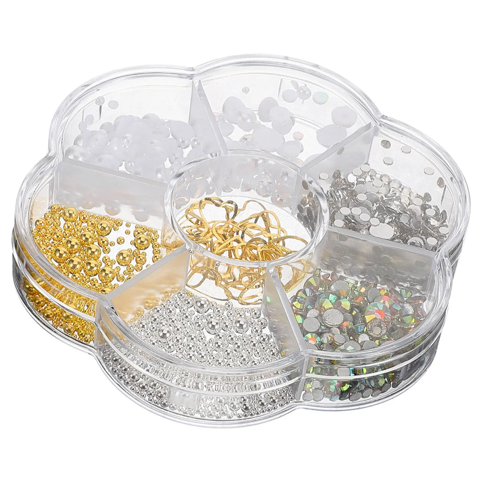 1 boîte de pierres précieuses pour ongles, breloques de Nail Art au design unique pour faux ongles en acrylique, décoration de bijoux pour manucure