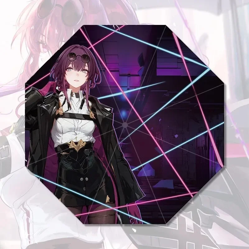 Honkai スターレール フライト傘 Raincoa 折りたたみ UV ブロック ブラック パラソル Honkai Impact 3 ゼーレ 原神 アニメ傘 パラソル
