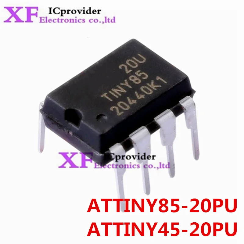 5pcs ATTINY85-20PU ATTINY85-20 ATTINY85 85-20PU ATTINY45-20PU ATTINY45 45-20PU DIP-8  ICprovider
