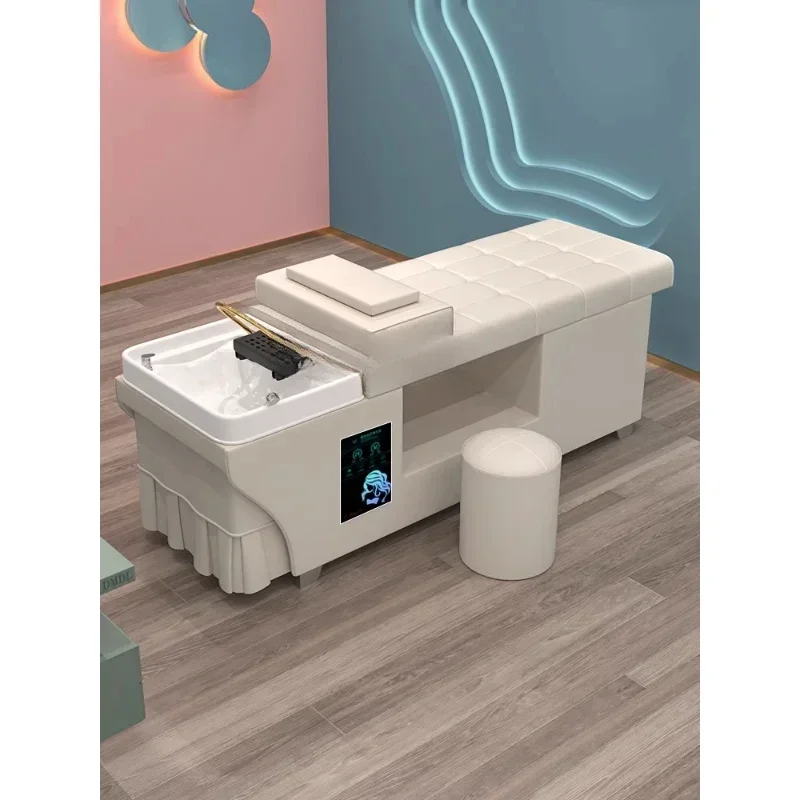 

Specialized chair head therapy bed with constant temperature water circulation fumigation