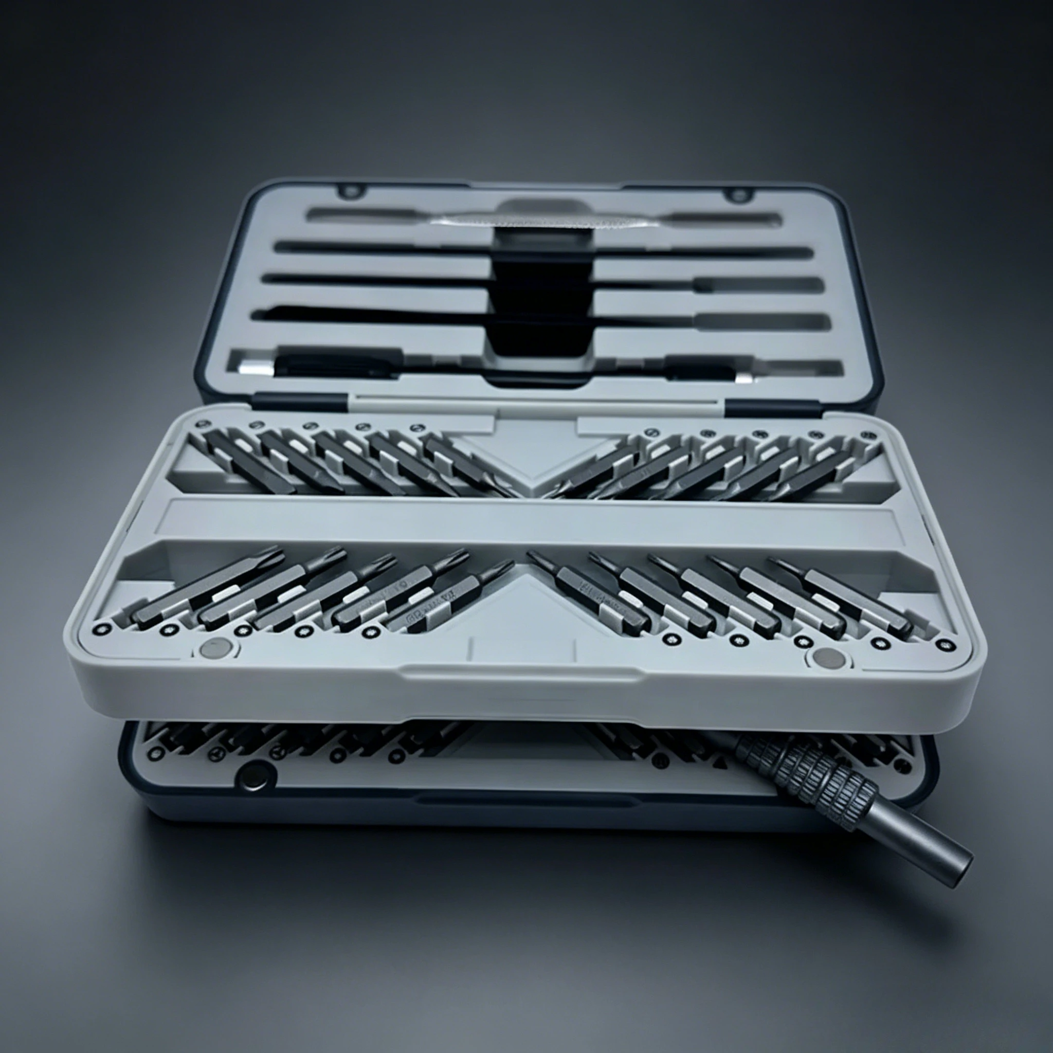 

66-In-1 Magnetic Screwdriver Set Professional Precision Repair Tool Kit Ergonomic Handle Storage Box