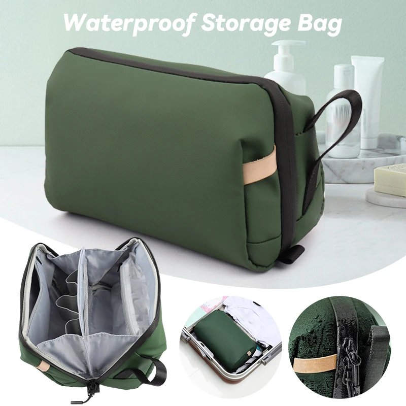 2026 New Dry Wet Separation Wash Bag Large Capacity Storage Bag Waterproof Women Makeup Bag Suitable for Travel Pouch Organizer