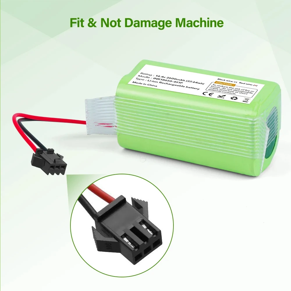 Original High-quality14.8V 3500mAh Li-ion Battery for Conga Excellence 950 990 1090 1790 1990 Deebot N79S N79 DN622 Eufy Robovac