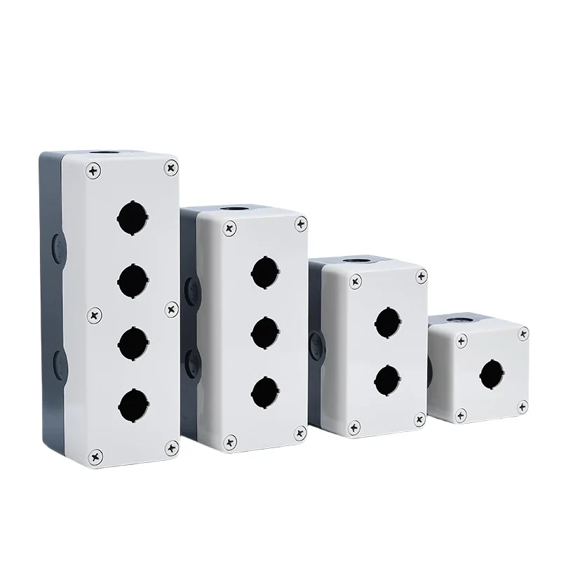 

Размер отверстия 22 мм, 1/2/3/4P, водонепроницаемый IP65, кнопка управления, переключатель, повышенный тип, наружный корпус, корпус из АБС-пластика