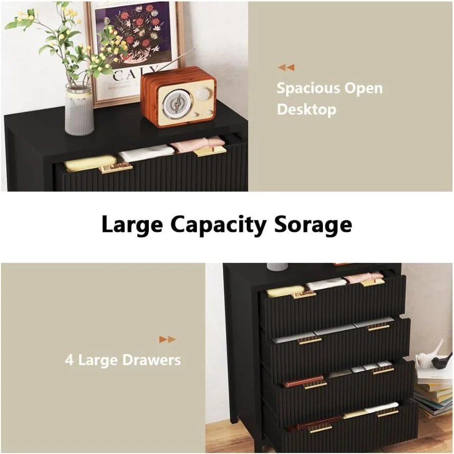 منتصف القرن الحديثة حامل تلفاز 4 درج مضمد مجموعة من 2 لغرفة النوم الخشب خزانة واسعة طاولة جانبية مع خشب تورال صلب Le