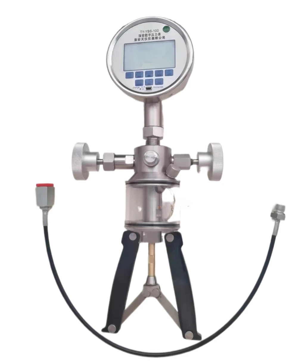 

Marine Pliers Type Force Pump 0 ~ 700bar Hand Pinch High Pressure Hydraulic Source Handheld Pneumatic Pressure Calibrator