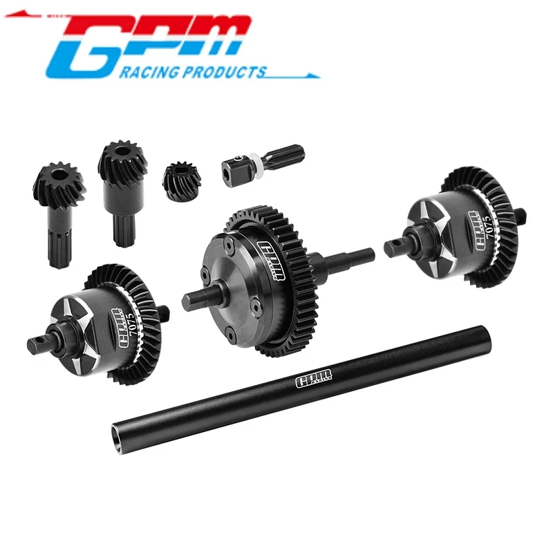 GPM TXMM3747 (sem óleo diferencial) AÇO DE CARBONO 4140 + liga 7075 DIANTEIRO & CENTRO & TRASEIRO DIFFERENCIAL COMPLETO PARA TRAXXAS MIN RC Upgra